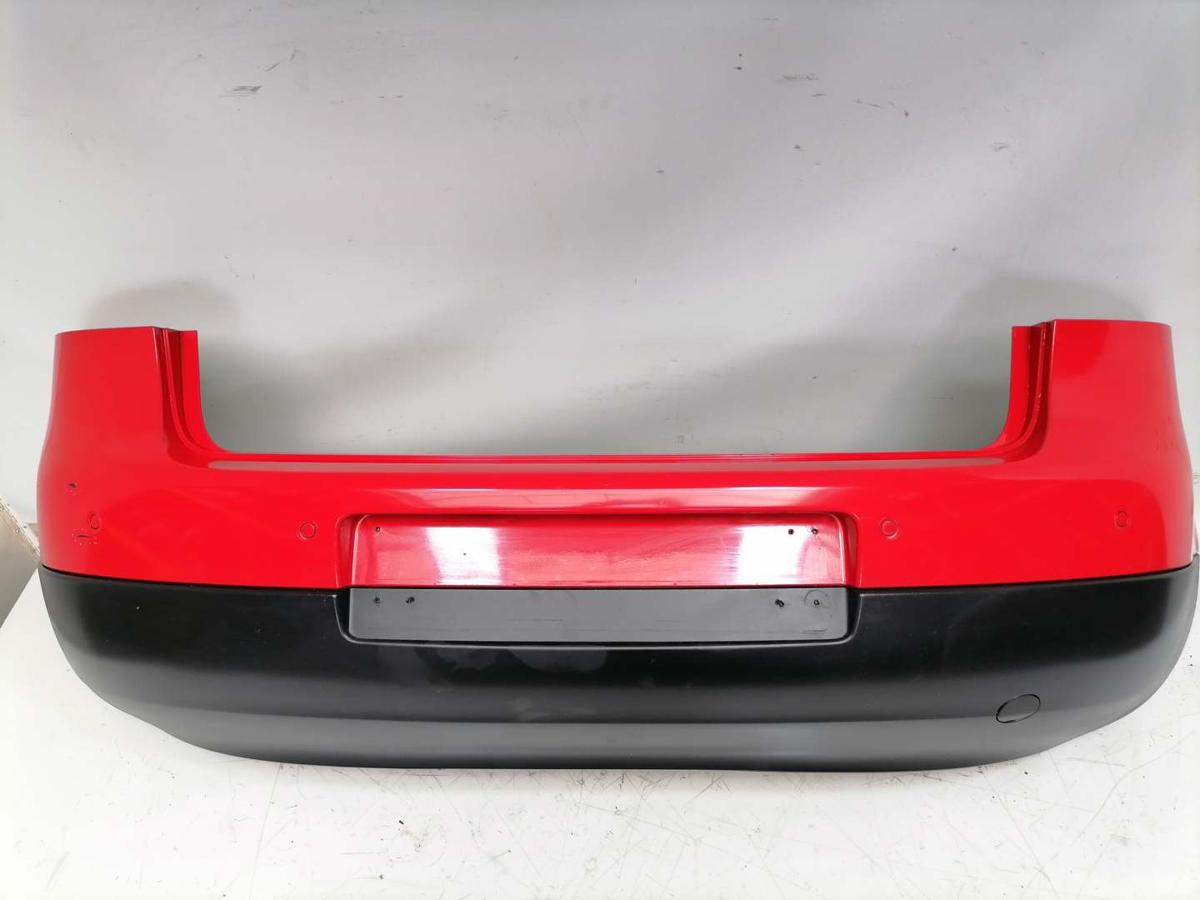 VW Golf V original Stoßstange Stoßfänger hinten LY3D Tornadorot BJ04